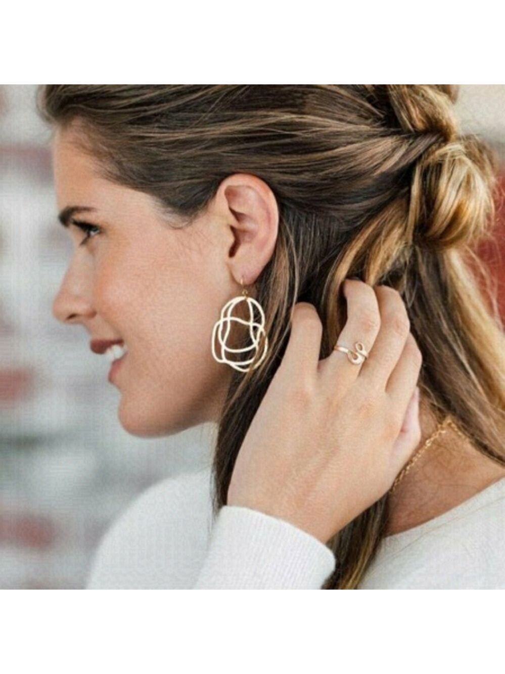 Daydream Earrings Finished in 14k Gold or Rhodium